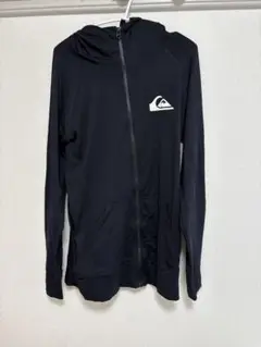 Quiksilver ブラック フルジップフーディ M