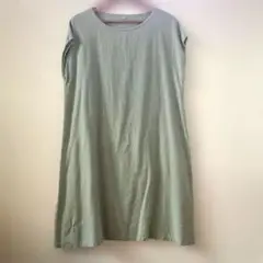 ハンドメイド、リネンワンピース