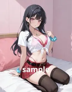 AIイラスト　美女 L版サイズ 1点物 B59