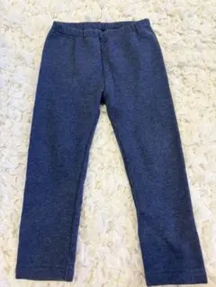 UNIQLO ネイビー フリース裏地 パンツ 100cm