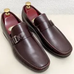 【良品✨️】Ferragamo ドライビングシューズ バーガンディ 6EEE 革靴