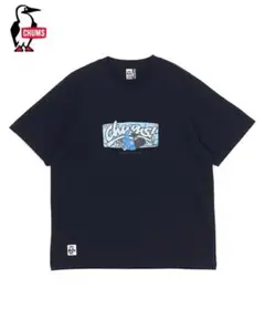 チャムス アンチバグ グラフィティ Tシャツ／ネイビーCH01-2507／XXL