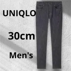 ユニクロUNIQLO カラーステイスリムフィットジーンズデニムパンツ30メンズ