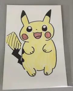 ピカチュウ 手描き イラスト