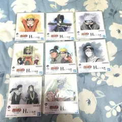 一番くじ　NARUTO　波の国編　H賞　ミニ色紙　全種セット