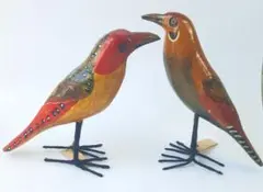 アフリカの鳥 置物
