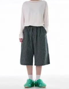 25ss ギンガム チェック ショートパンツ ハーフパンツ シティ City