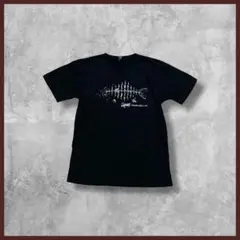 US古着 DISTRICT 両面プリント Tシャツ 半袖 ブラック Mサイズ