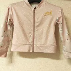 MAJOLICA ピンク ドット柄 花柄　ラッシュガード