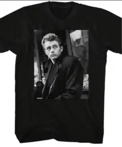 新品　ジェームズ　ディーン　映画　Tシャツ　黒　L