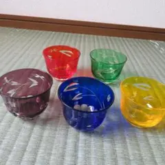 切子グラス　　　５個セット