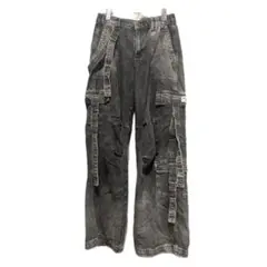 BDG Urban Outfitters ブラックバギーパンツ XS