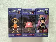[未開封]ワンピース WCF vol.2&3 ルフィ&チョッパー&ウソップ全3品