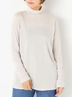 cityshop・タートルネック、ハイネック・ベージュ