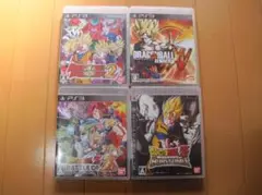 ＰＳ３ソフト４枚セット　ドラゴンボールレイジングブラスト２ 他