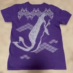 泥棒日記　Tシャツ　小(S) 紫　鯨