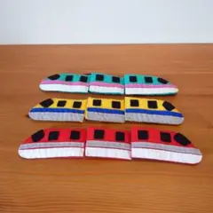 ハンドメイド フエルト 知育玩具 新幹線