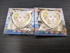 ワンピース プリン サンジのここがオールブルーだ ハート缶バッジ 2点セット