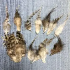ハンドメイド　羽根素材　チャーム用