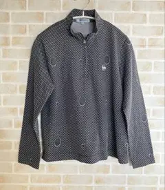 美品 KENZO golf ハーフジップアップ 長袖 ドット サイズ1