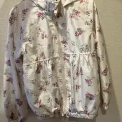 ブランシェス花柄 フード付きウインドブレーカー　120 ジャケット