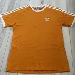 adidas オレンジ Tシャツ XL