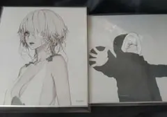 NieR ニーア 15周年展 色紙 レプリカント　ヨナ
