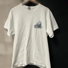 USA古着 GILDAN ギルダン プリントTシャツ ホワイト L