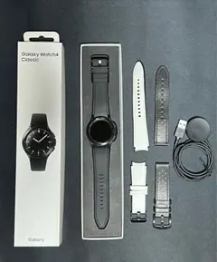 Galaxy Watch4 Classic 42mm ブラック ベルトおまけ