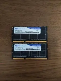 Team 4GB DDR3 1333(TED34G1333C9-SBK) 2枚