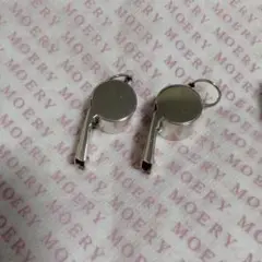 新品未使用 警備誘導員笛 フエ 警備会社用品 2つセット笛