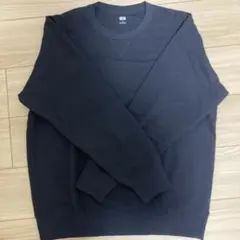 新品　ユニクロスウェットシャツ　ネイビー