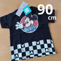 新品　ミッキーマウス Tシャツ 90cm お祭り花火浴衣甚平夏