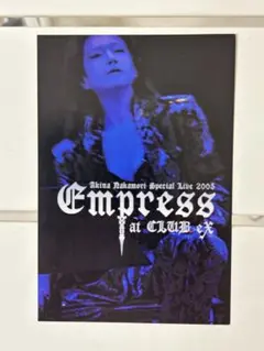 中森明菜 Special Live 2005 Empress ポストカード３枚