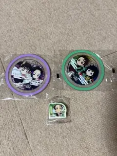 鬼滅の刃　くら寿司コースター2点セット＋びっくらぽん当たり