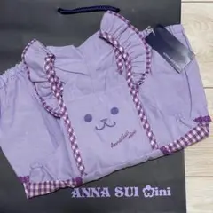 ANNA SUI mini 90 ネコ顔ショートカバーオール