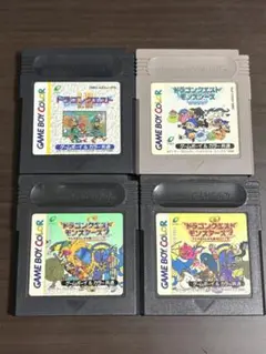 ドラゴンクエストⅠ.Ⅱ ドラゴンクエストモンスターズ　ソフト4点