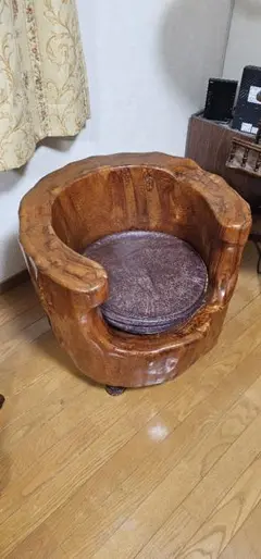 希少　世界遺産　屋久杉の椅子 希少世界遺産屋久杉の椅子