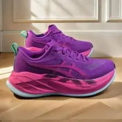 Asics Superblast 2　パープル ピンク ハイテクスニーカー