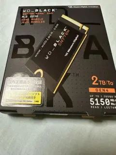 【開封済み・未使用】WD_BLACK SN770M 2TB NVMe SSD