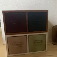 ヴィンテージ風カラーボック　2✖️2