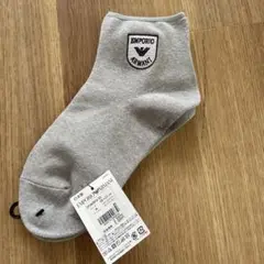 EMPORIO ARMANI グレーソックス 25-27cm