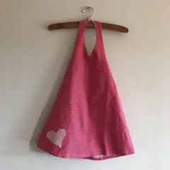デンマーク子供服　ホルダーネックワンピース