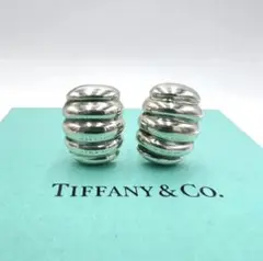 Tiffanyu0026Co. ティファニー イヤリング リブ シルバー ビンテージ
