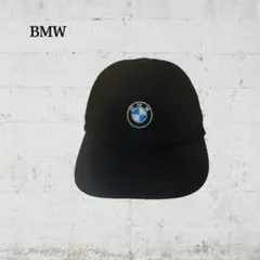 BMW ロゴ刺繍ベースボールキャップ型マジックテープ調整ブラックF371