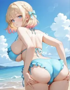 AIイラスト 美女 A4ポスター I67