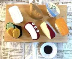 フェルトおままごと　寿司セット②