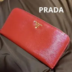【正規品★希少】PRADA ラウンドファスナー財布