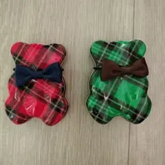 Mary's クマ型 缶の小物入れ 2個セット