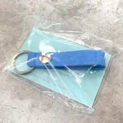 【新品】JIB ジブ キーホルダー レザー 本革 ロケットブルー セイルクロス